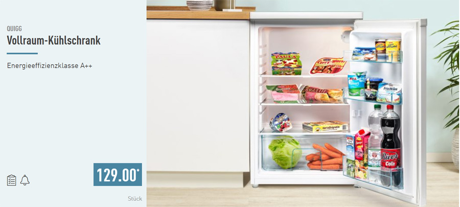 ALDI Kühlschrank 2022