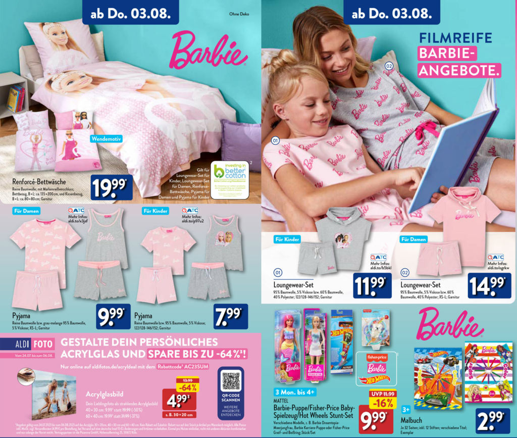 Barbie-Angebote bei ALDI Nord und Süd ab dem 3. August – Details & Alternativen (2026)