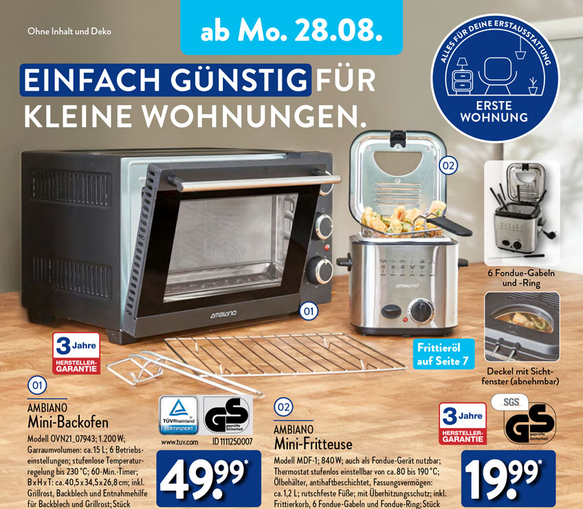 ALDI Mini-Backofen