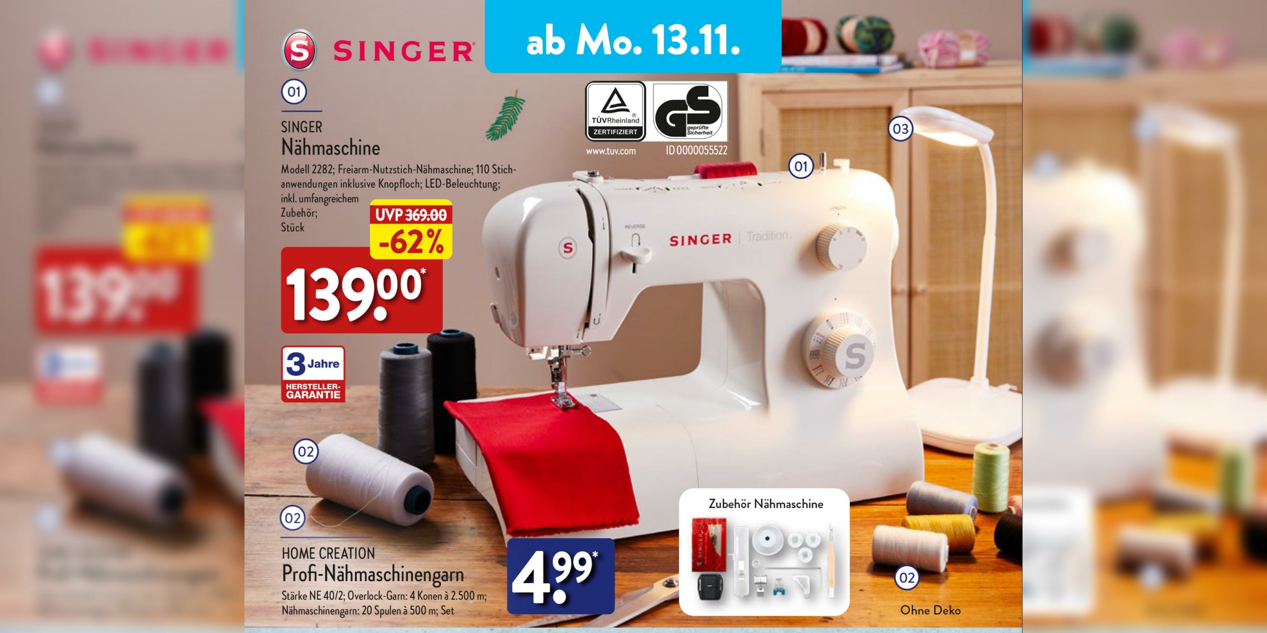ALDI Nähmaschine 2024