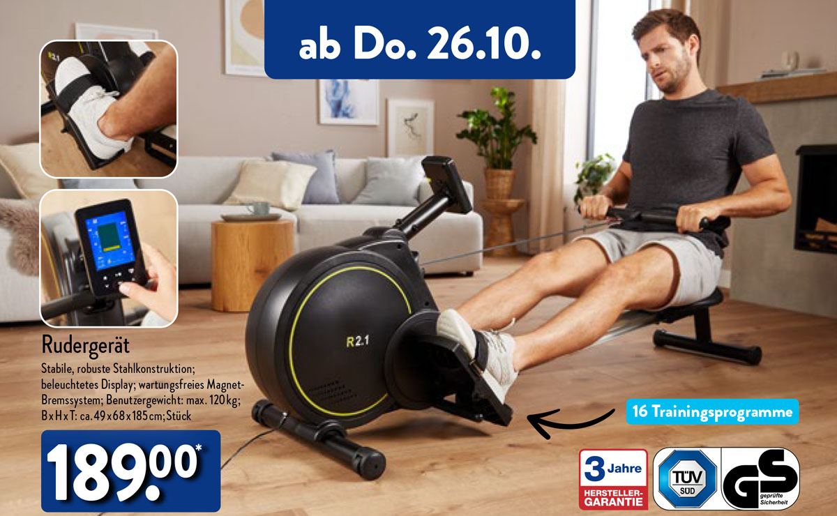 ALDI Rudergerät 2023