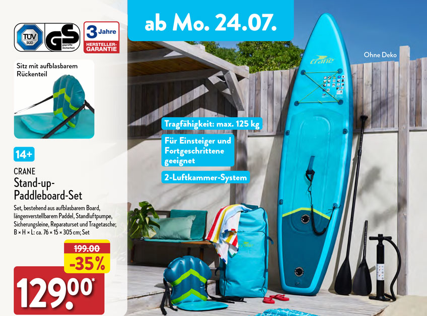 ALDI Stand-Up Paddle-Board (SUP) 2023