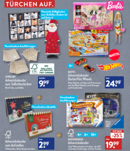 Weihnachten im ALDI Nord ab 01. November 2022