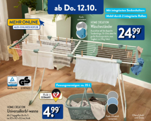 ALDI Wäscheständer von HOME CREATION