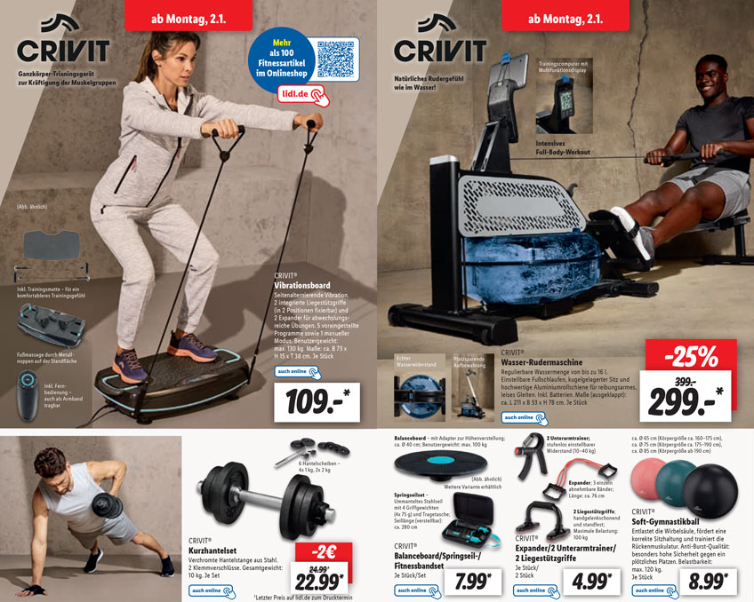 Lidl Fitnessangebote